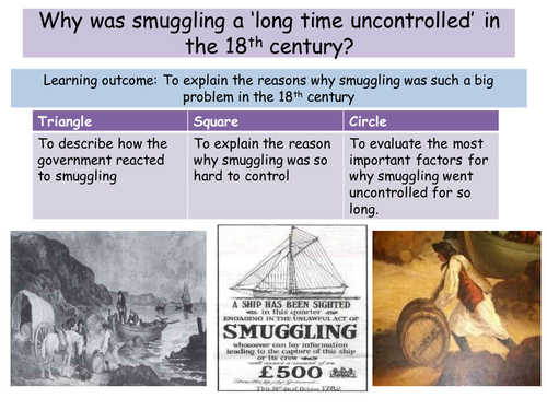 Why was smuggling an issue in the 18th century
