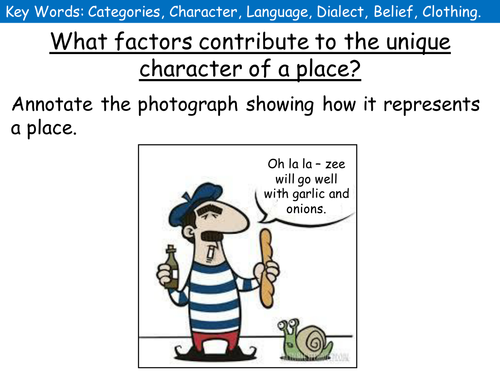 (New AQA) A:Level Urban Challenges Lesson 4: Categories of Place
