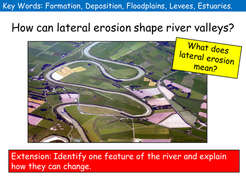(New AQA) GCSE Rivers: Lower course of the river