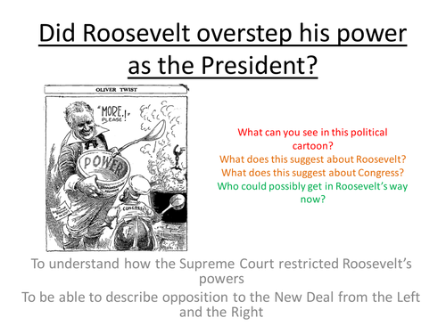 roosevelt new deal supreme court