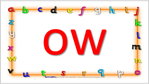 'ow' Phonics PowerPoint