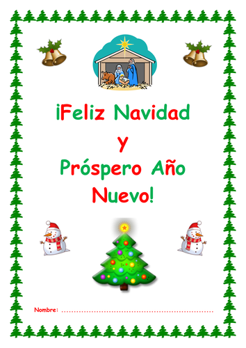 KS3 Spanish - Christmas activity booklet