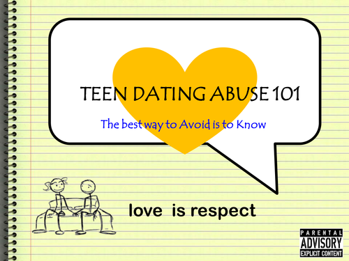 SRE - Teen relationships/abuse in dating