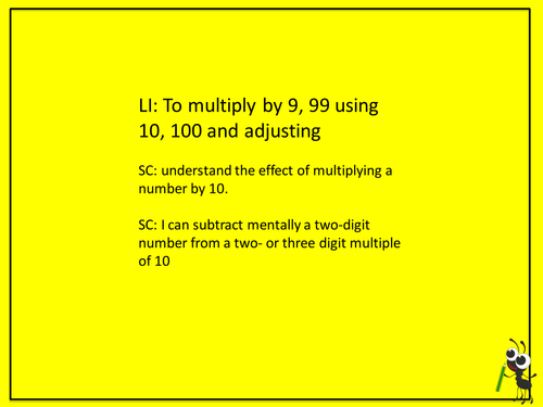 Year 5 To Multiply and Divide Numbers mentally drawing upon known facts