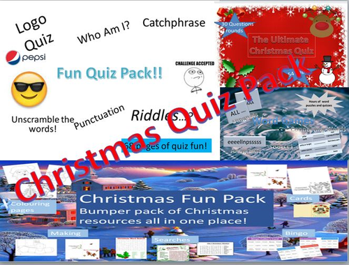 Christmas Quiz Pack - A Must Download