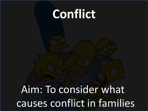Conflict in the Family lesson