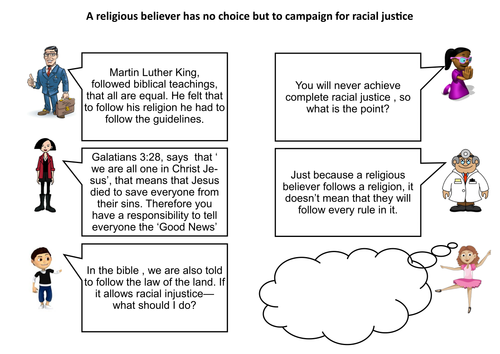 Racial Justice Evaluation style question