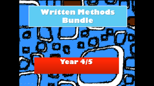 written methods bundle