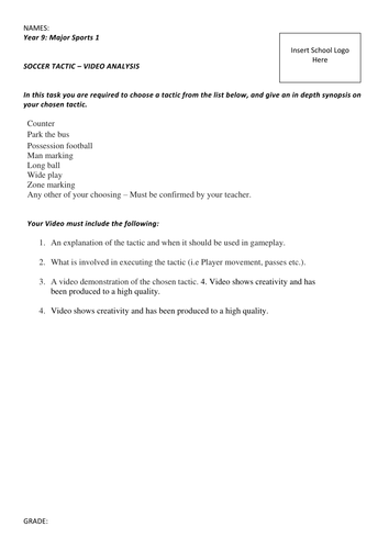 Soccer Analysis Asessment Task