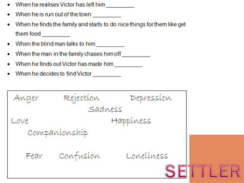 KS3 FRANKENSTEIN FULL PPT LESSON - HUMAN OR MONSTER?