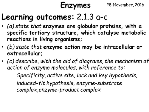 Enzymes