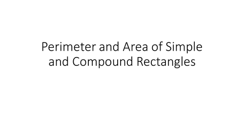 Perimeter, Area and Volume