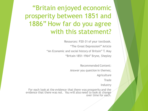 British Social Policy 1850s 2 lessons