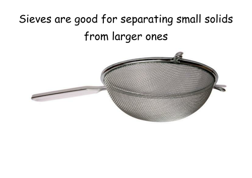 New KS3 Separating Mixtures