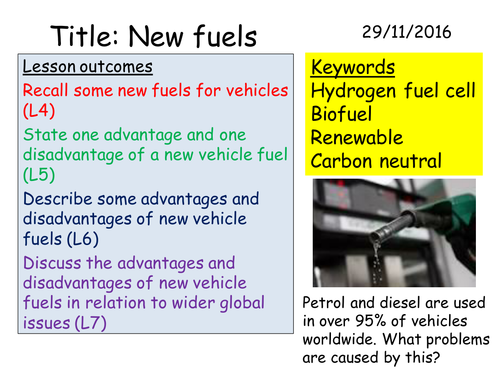 C3 1.6 New fuels