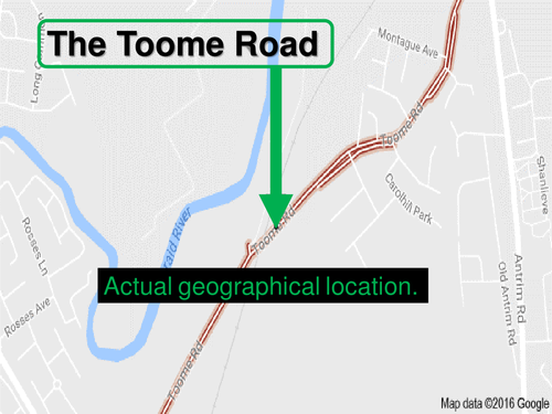 OCR GCE H074 Literature Poetry - 'The Toome Road' by Seamus Heaney.