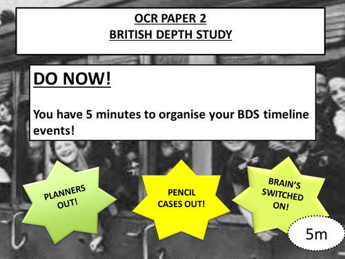 British Depth Study 1939-45