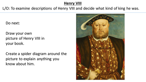 *Full Lesson* The Tudors: Henry VIIIs problems.
