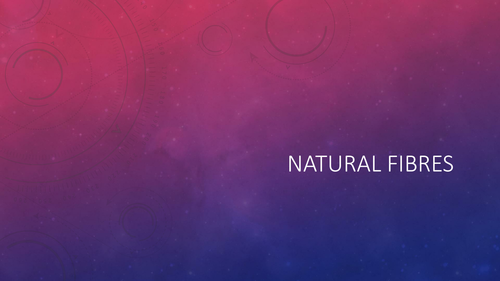 Natural Fibres exam questions