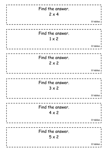 Year 2 - I Can Maths Games - 2, 3, 5, 10x tables and Missing Number