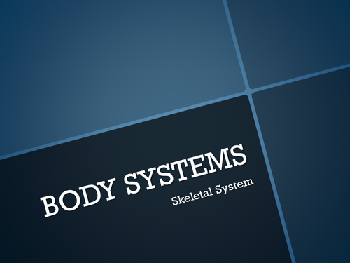 Human Body System PowerPoint Presentations