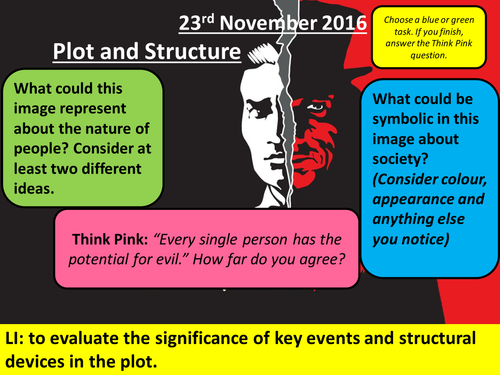 Dr Jekyll And Mr Hyde Plot The Strange Case of Dr Jekyll and Mr Hyde - Plot and Structure Lesson