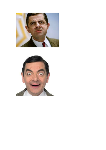 Mr Bean story writing