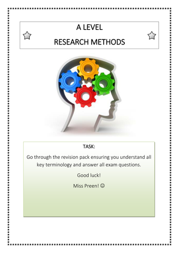 AQA Psychology (New Spec) Research Methods Revision Workbook