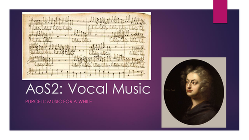 Purcell - Music for a While - Edexcel GCSE (9-1)