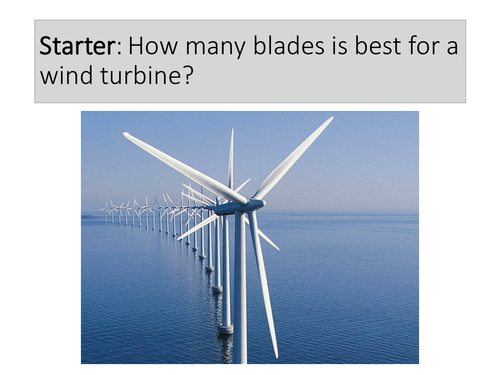 New AQA (2016) Physics P3 - Energy Demands, Lesson 2 - Wind Power