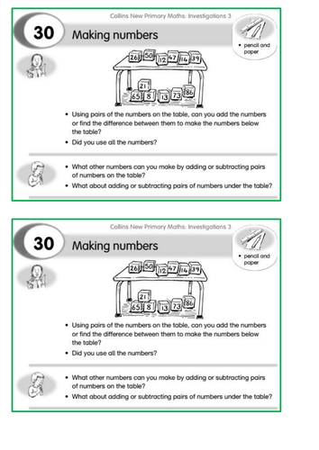 Year 3 Maths Main Activities - Maths Investigations/Games ...