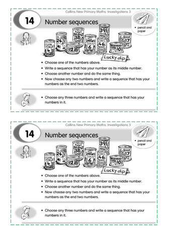 Year 3 Maths Starter Activities - Counting in Different Steps - Differentiated