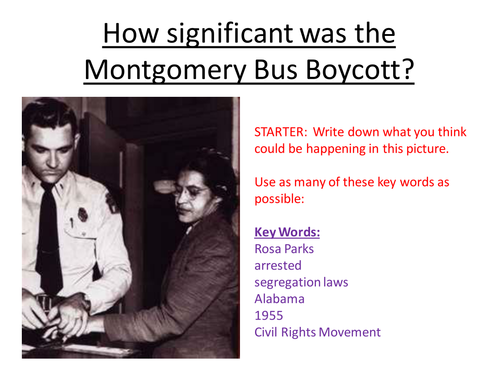 How significant was the Montgomery Bus Boycott