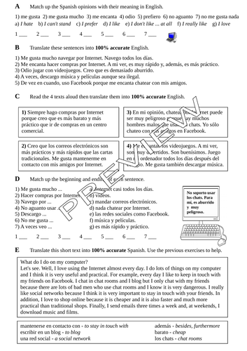 La tecnología, AQA GCSE (Foundation/Higher)