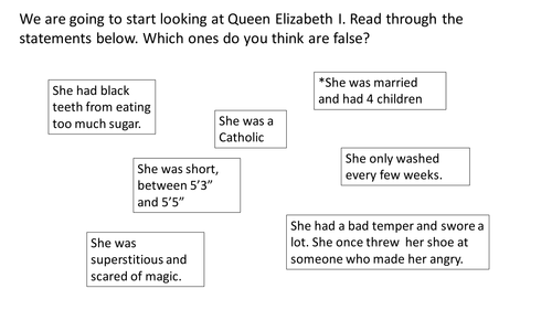 *Full Lesson* The Tudors: Elizabeth's problems