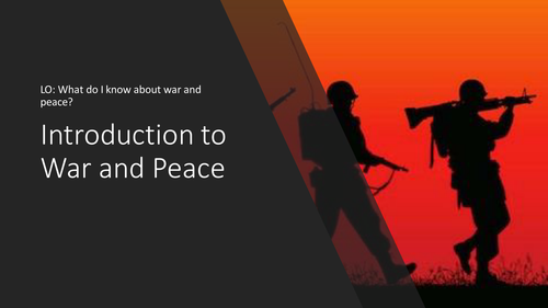 AQA GCSE Religious Studies Introduction to War and Peace