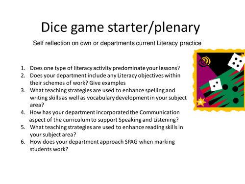 The Dice game