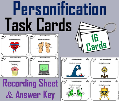 Personification Task Cards