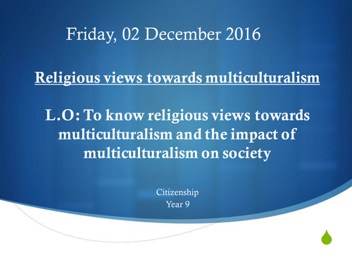 Religion and multiculturalism in UK