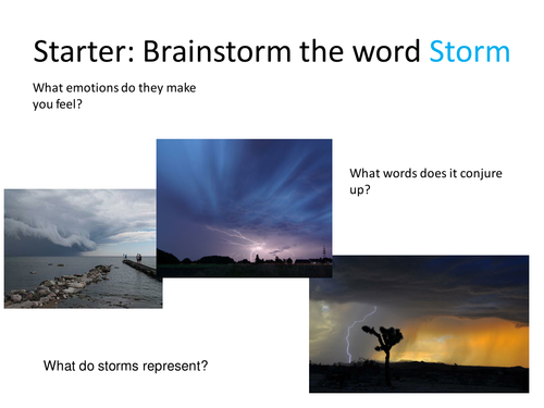 AQA ENGLISH LITERATURE - STORM ON THE ISLAND - NEW 1-9 SPEC