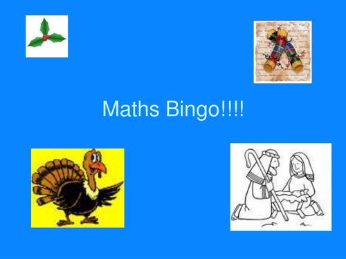Christmas Maths Bingo