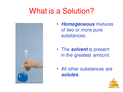 GCSE Chemistry Solutions