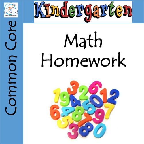 Kindergarten Math Homework
