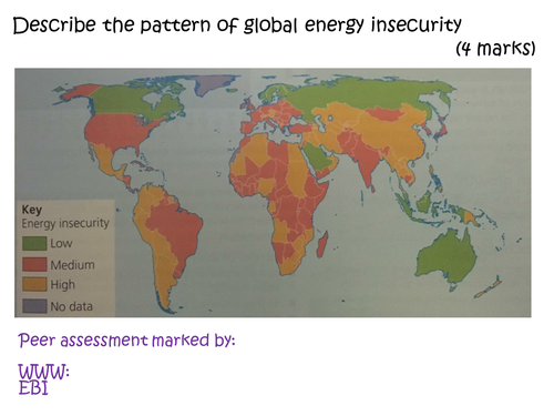 GCSE AQA: Impacts of energy insecurity