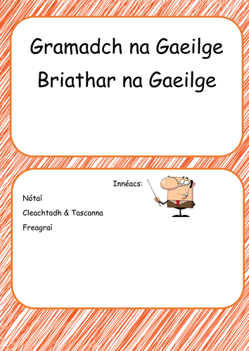 Briathar na Gaeilge - Verbs in Irish Booklet