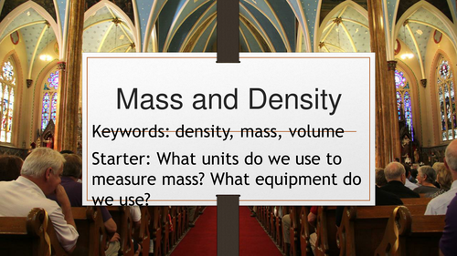 Density powerpoint