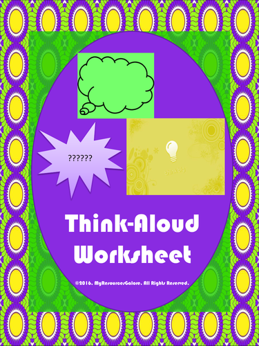 Think Aloud Worksheet