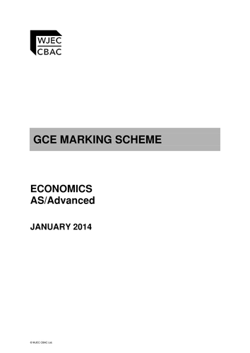 A Level Economics - Mock Exam