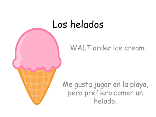 Los helados