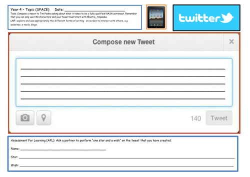 Space English year 4